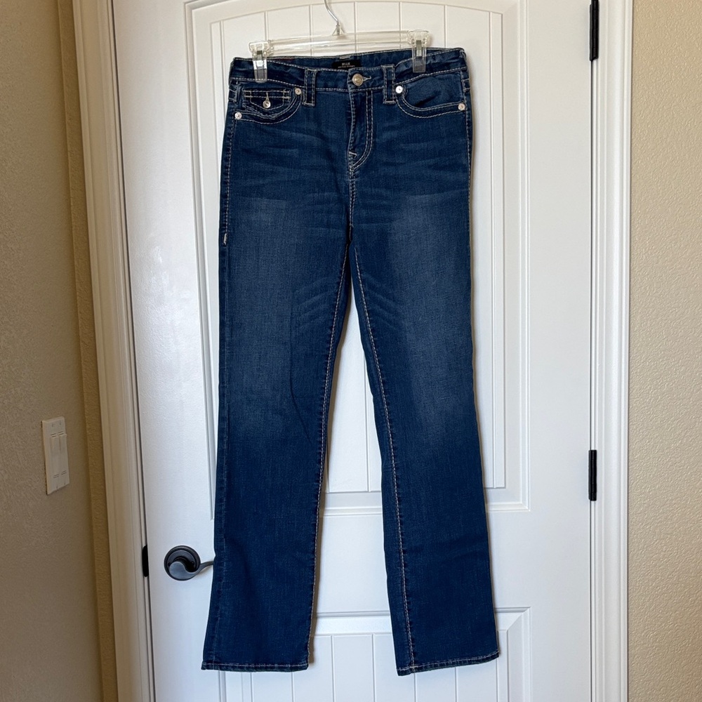 True Religion Dark Blue Straight Leg Jeans